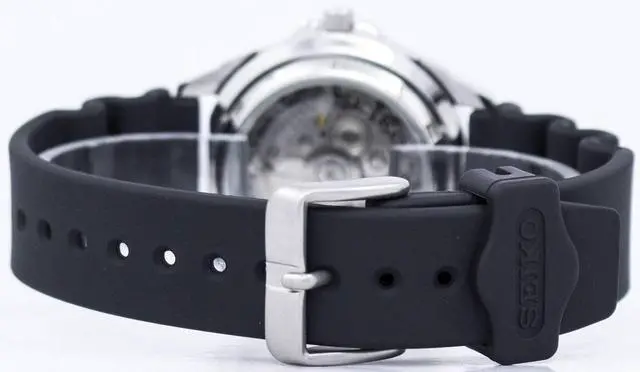Alt view image 11 of 12 - Seiko SNZB23J2 Seiko 5 Sports Automatic Black Dial Rubber Strap Day and Date Display