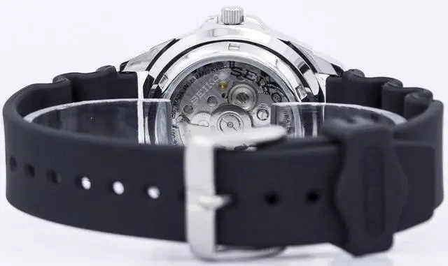 Alt view image 12 of 12 - Seiko SNZB23J2 Seiko 5 Sports Automatic Black Dial Rubber Strap Day and Date Display