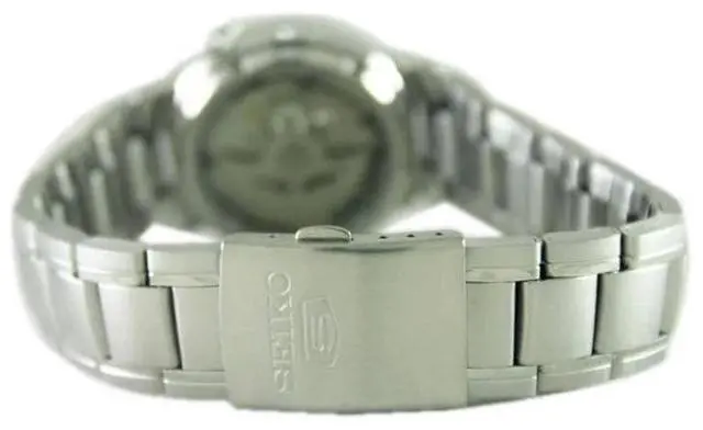 Alt view image 7 of 8 - seiko men's quartz watch with stainless-steel strap, silver, 22 (model: snka23k1s)