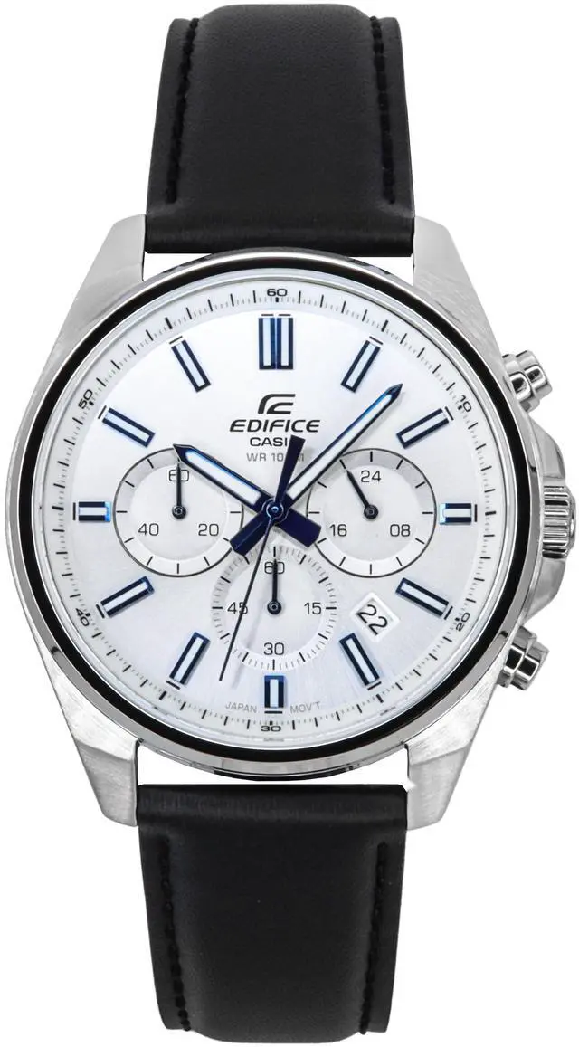 Main image of Casio Edifice Chronograph White Dial Quartz 100M Men's Watch EFV-650L-7AV