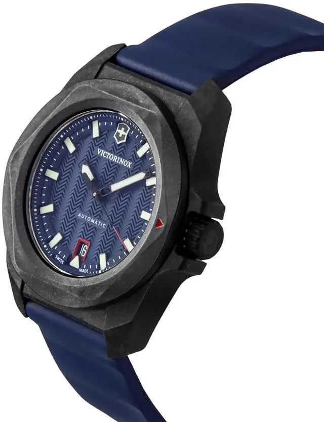 Alt view image 3 of 4 - Victorinox I.N.O.X Blue Dial Automatic Diver's 200M Men's Watch 242022-1