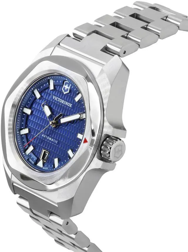 Alt view image 3 of 4 - Victorinox I.N.O.X Stainless Steel Blue Dial Automatic 242020 200M Men's Watch