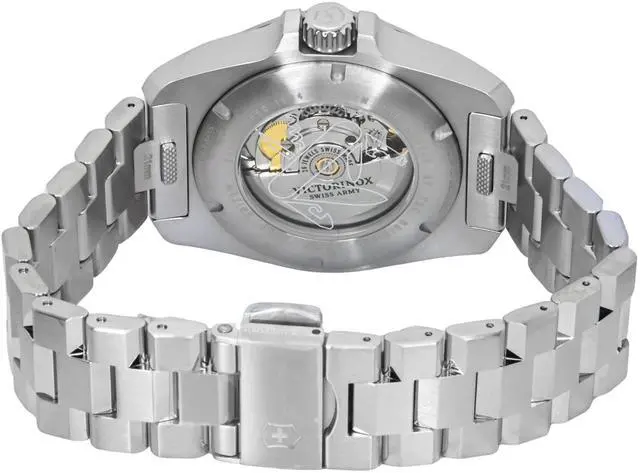 Alt view image 4 of 4 - Victorinox I.N.O.X Stainless Steel Blue Dial Automatic 242020 200M Men's Watch