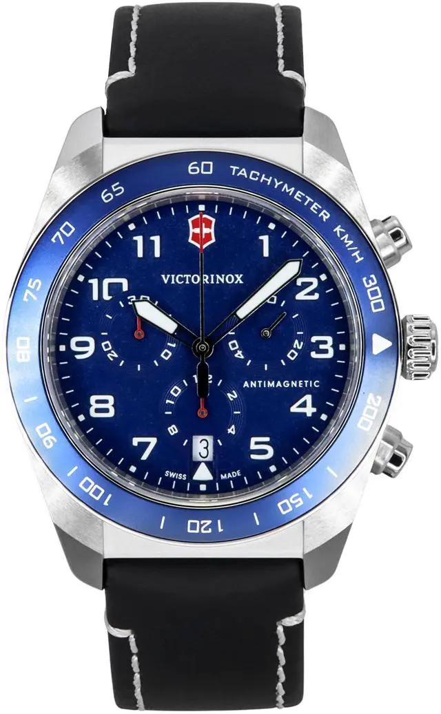 Main image of Victorinox Swiss Army Chronograph Blue Dial Quartz 100M Men's Watch 242047