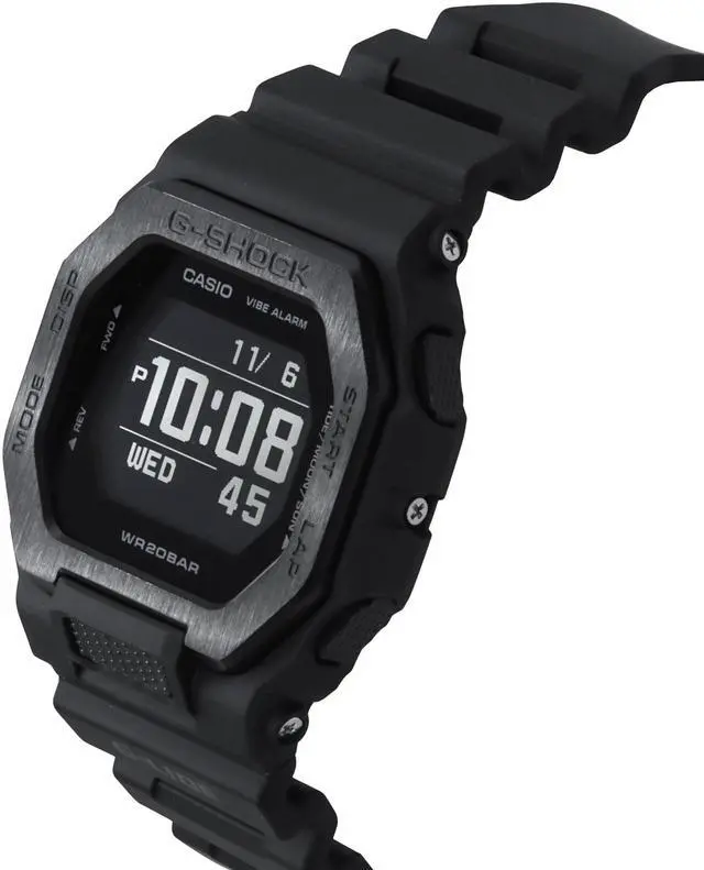 Alt view image 11 of 11 - Casio GBX-100NS-1 Men's G-Shock Digital Dial Watch With Resin Strap - Black