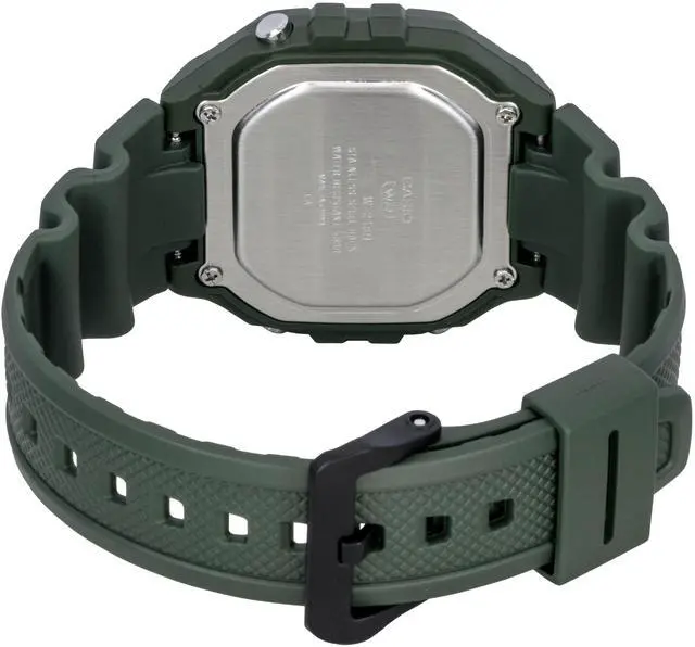 Alt view image 4 of 4 - Casio Standard Digital Resin Strap Quartz W-218H-3BV Men's Watch