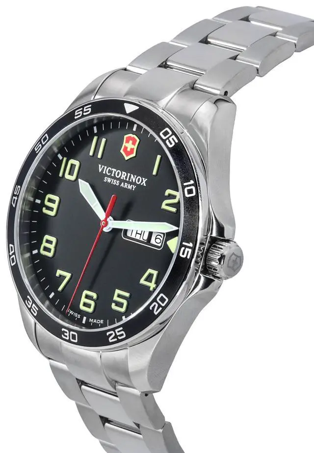 Alt view image 3 of 4 - Victorinox FieldForce Black Dial Quartz 100M Men's Watch 241849