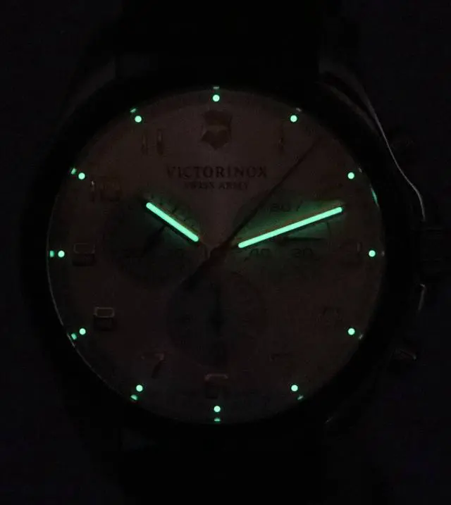 Alt view image 2 of 4 - Victorinox FieldForce Chronograph Silver Dial Quartz 100M Men's Watch 241900