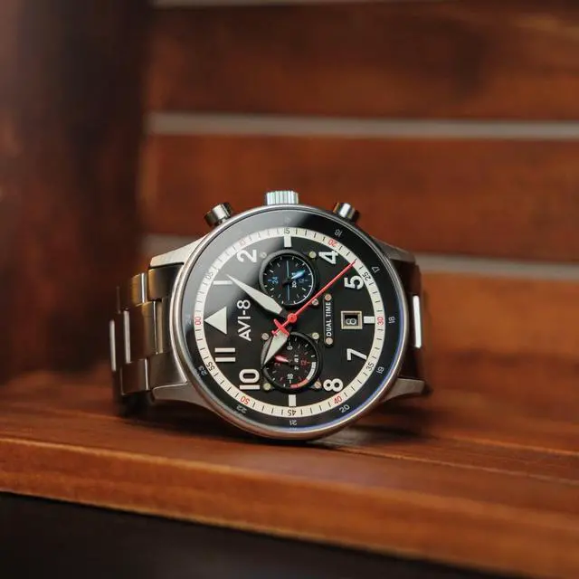 Alt view image 2 of 7 - AVI-8 Hawker Hurricane Quartz Sport's AV-4088-11 Men's Watch