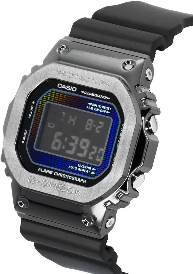 Alt view image 3 of 4 - Casio G-Shock Multicolor Dial Quartz Sports 200M Men's Watch GM-5600BRW-1