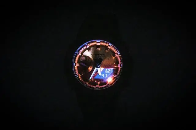 Alt view image 3 of 5 - Casio G-Shock Orange Dial Quartz Sports GA-2100FLS-8A4 200M Men's Watch