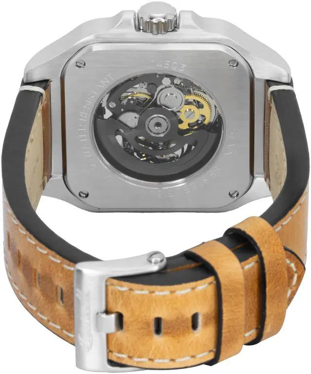 Alt view image 3 of 3 - Ingersoll The Ollie Black Skeleton Dial Automatic Casual Men's Watch I14503