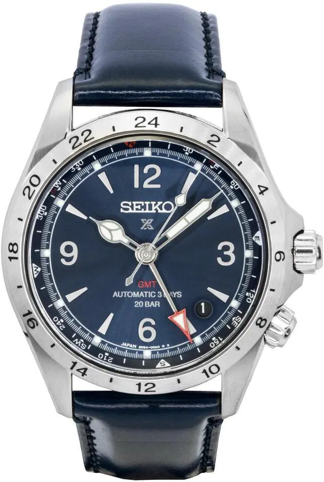 Main image of Seiko Prospex Alpinist GMT Blue Dial Automatic Dress 200M Men's Watch SPB377J1
