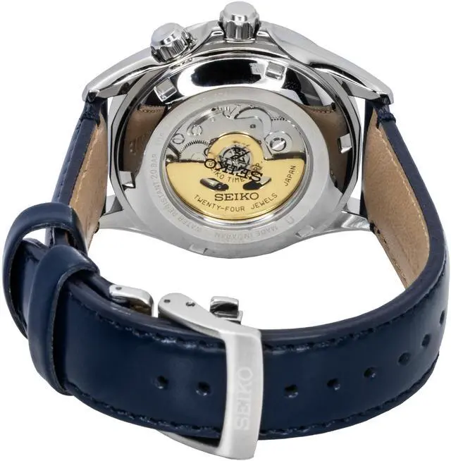 Alt view image 4 of 4 - Seiko Prospex Alpinist GMT Blue Dial Automatic Dress 200M Men's Watch SPB377J1