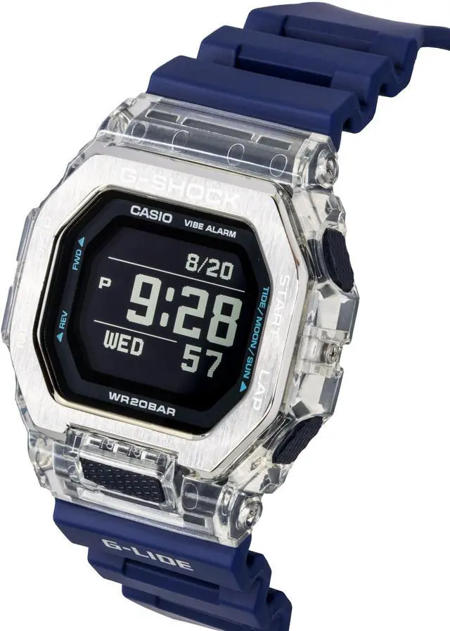 Alt view image 3 of 4 - Casio G-Shock G-Lide Digital Quartz Sports 200M Unisex Watch GBX-100S-2
