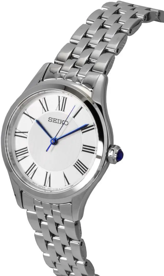 Alt view image 2 of 3 - Seiko Classic Stainless Steel Silver Dial Quartz SUR609P1 Women's Watch