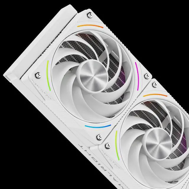 Alt view image 4 of 7 - Thermalright Rainbow Vision 360 Turbo ARGB White 360mm AIO CPU Liquid Cooler, 6.67" 2400x1080 LCD, 3000RPM Turbo PWM ARGB Fans, for Intel and AMD