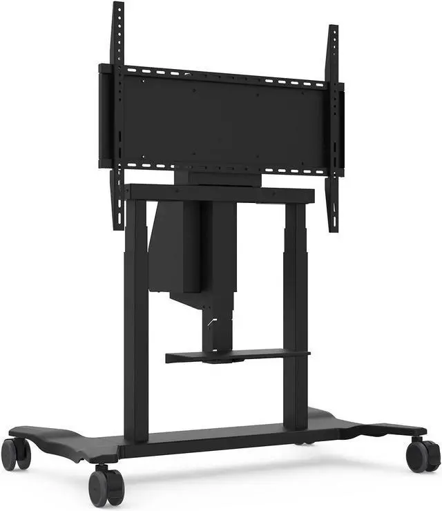 Main image of ViewSonic VB-STND-007 Electric Height Adjustable Mobile Cart With Smooth Motorized Lift, Laptop Tray, Black