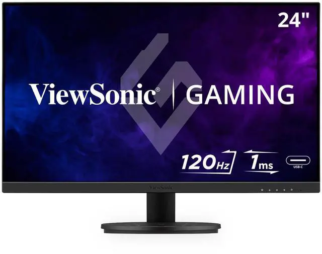 Main image of ViewSonic VX2416A 24 Inch 1080p 1ms 120Hz IPS Gaming Monitor with Eye Care, USB C, HDMI 1.4, and DisplayPort Inputs