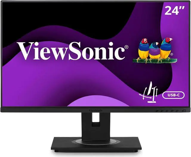 Alt view image 9 of 20 - ViewSonic VG2455 VS17528 23.8" 1920 x 1080 D-Sub, HDMI, DisplayPort Built-in Speakers IPS Monitor