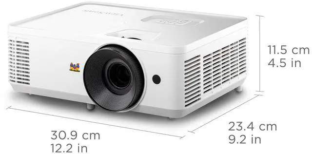 Alt view image 5 of 20 - ViewSonic PA700S 4500 Lumens SVGA High Brightness Projector w Vertical Keystone for Business and Education