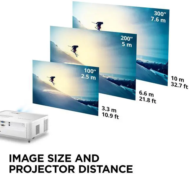 Alt view image 4 of 14 - ViewSonic PA700W 4500 Lumens WXGA High Brightness Projector w Vertical Keystone for Business and Education