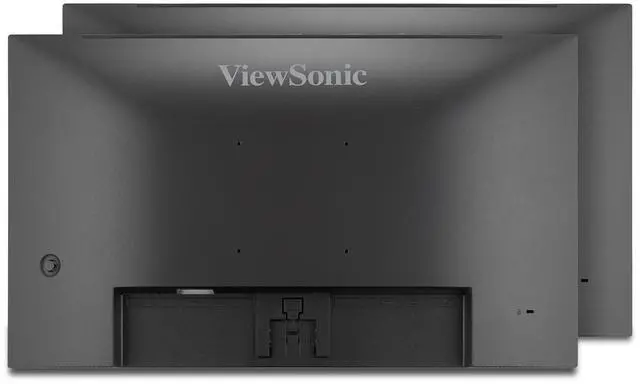 Alt view image 4 of 16 - ViewSonic VA2456A-MHD_H2 Dual Monitor Pack Head-Only 1080p IPS Frameless Monitors with 120Hz, Eye Care, VESA Mountable, HDMI, DisplayPort, and VGA Inputs for Home and Office