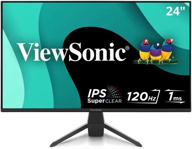 Main image of ViewSonic VX2470-MHD 24 Inch 1080p IPS Monitor with 120Hz, 1ms, Variable Refresh Rate, Eye Care, HDMI, VGA and DisplayPort Inputs
