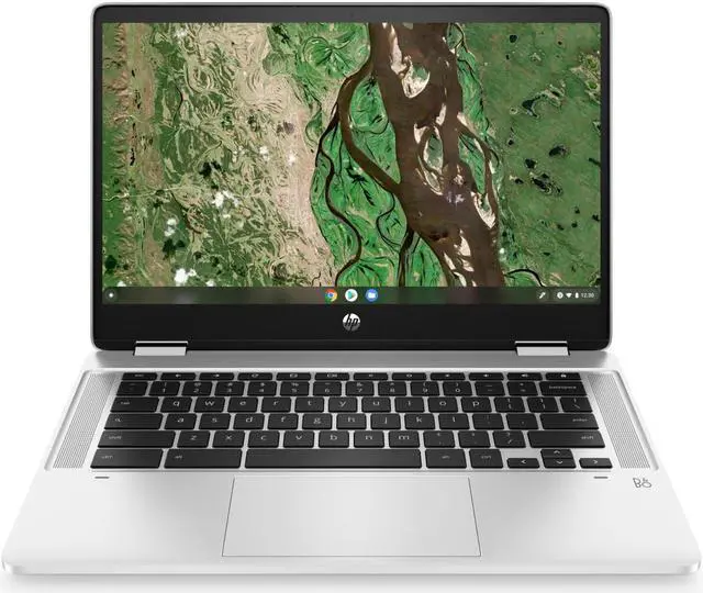Main image of HP Chromebook x360 14b-cb0047nr 14" HD Touch Laptop Intel Celeron N4500 1.10 GHz up to 2.8 GHz Intel UHD Graphics 4GB RAM 32GB eMMC ChromeOS - 43N35UA