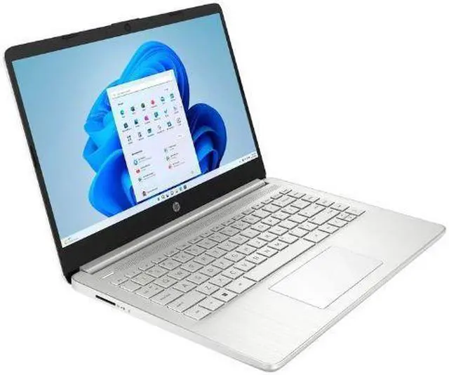 Alt view image 10 of 13 - HP 14" HD (1366 x 768) Display Laptop, Intel Celeron N4120, 1.1GHz, 4GB Memory, 128GB eMMC, Windows 11 Home in S Mode, One Year Office 365 Included, Natural Silver, 14-dq0760dx