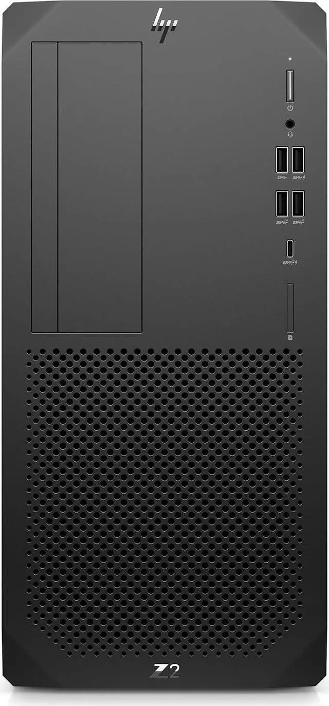 Main image of HP Z2 Tower G5 Workstation Intel Core i7-10700 2.9 GHz up to 4.8 GHz 16GB DDR4 512GB SSD AMD Radeon Pro WX3200 Windows 11 Pro Desktop, Black - 9FR65AV-E010
