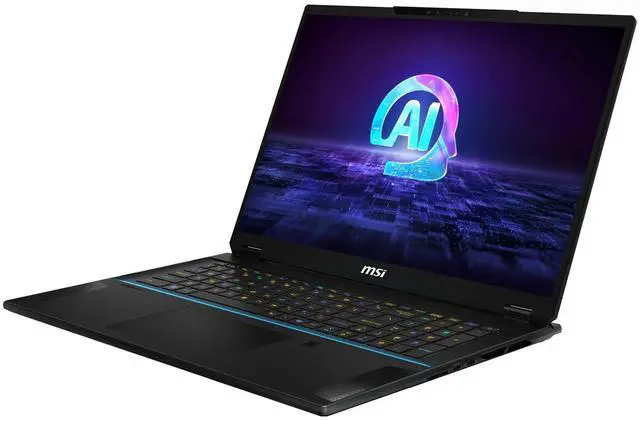 Alt view image 3 of 6 - MSI Stealth 18 AI Studio A1VHG-008U 18 UHD+ 120Hz IPS Intel Core Ultra 9-185H 2.30 GHz 32GB DDR5 1TB SSD GeForce RTX 4080 Windows 11 Home, Gaming Laptop Midnight Black - A1VHG-008U