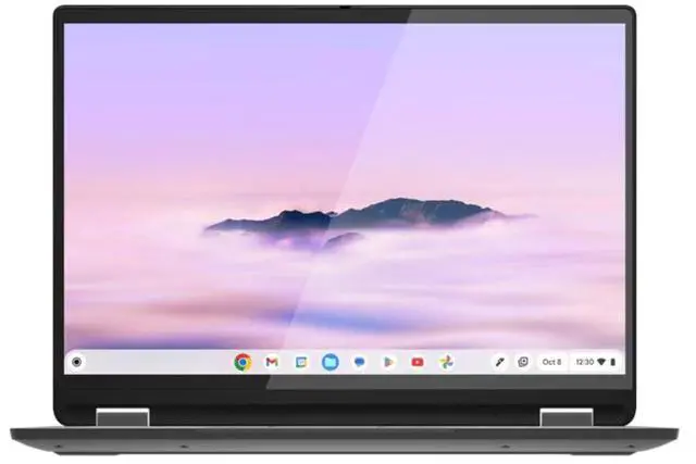 Alt view image 2 of 6 - Lenovo Flex 5i Chromebook Plus 14" WUXGA Touch Intel Core i5-1334U 1.3 GHz up to 4.6 GHz 8GB RAM 256GB SSD Intel Iris Xe Graphics ChromeOS, Storm Grey - 83EK001RUX