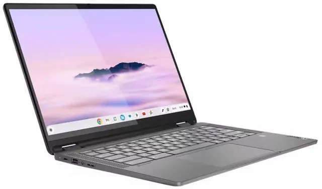 Alt view image 3 of 6 - Lenovo Flex 5i Chromebook Plus 14" WUXGA Touch Intel Core i5-1334U 1.3 GHz up to 4.6 GHz 8GB RAM 256GB SSD Intel Iris Xe Graphics ChromeOS, Storm Grey - 83EK001RUX