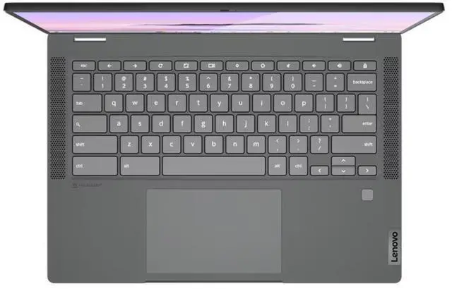 Alt view image 6 of 6 - Lenovo Flex 5i Chromebook Plus 14" WUXGA Touch Intel Core i5-1334U 1.3 GHz up to 4.6 GHz 8GB RAM 256GB SSD Intel Iris Xe Graphics ChromeOS, Storm Grey - 83EK001RUX