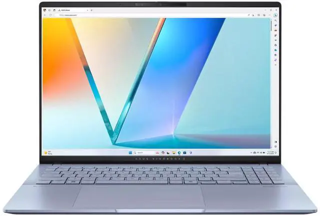 Main image of ASUS Vivobook S16 16" WQXGA+ OLED Intel Core Ultra 9-285H 2.90 GHz 32GB RAM 1TB SSD Intel Arc Graphics Windows 11 Home Laptop, Blue, Minor Scratches and Dents - S5606CA-SB92