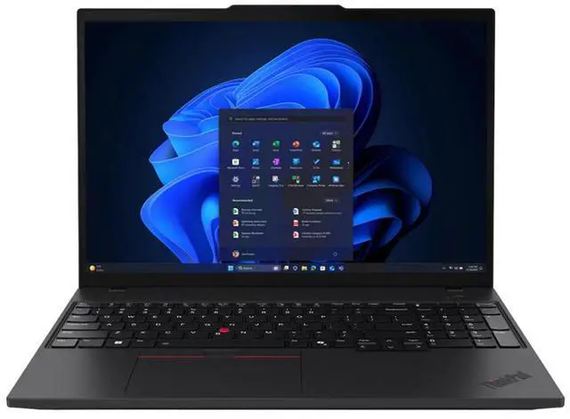 Main image of Lenovo ThinkPad T16 G4 16" WUXGA Touch Intel Core Ultra 7 255U 2.0 GHz up to 4.2 GHz 32GB RAM 1TB SSD Intel Graphics Windows 11 Pro Laptop, Black - 21QFS1JG00
