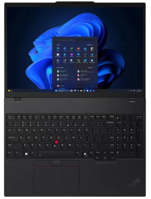 Alt view image 4 of 6 - Lenovo ThinkPad T16 G4 16" WUXGA Touch Intel Core Ultra 7 255U 2.0 GHz up to 4.2 GHz 32GB RAM 1TB SSD Intel Graphics Windows 11 Pro Laptop, Black - 21QFS1JG00