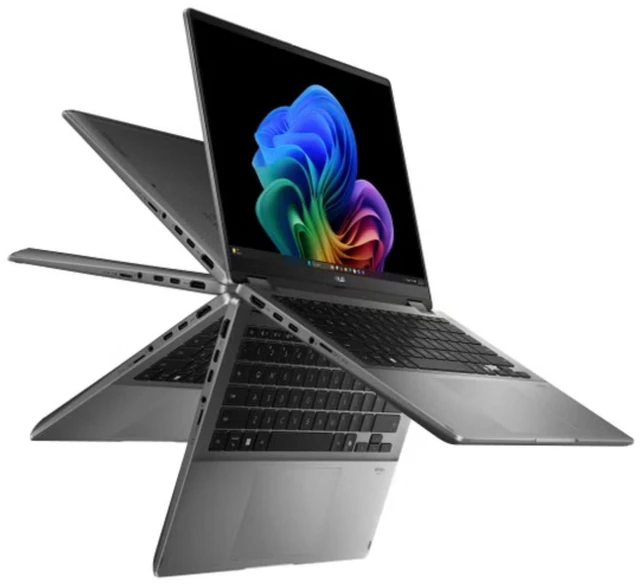 Alt view image 4 of 6 - ASUS Vivobook Flip 14" WUXGA OLED Touch Intel Core Ultra 7 256V 2.2 GHz up to 4.8 GHz 16GB RAM 1TB SSD Intel Arc Graphics Windows 11 Home Laptop, Gray - TP3407SA-IS74T