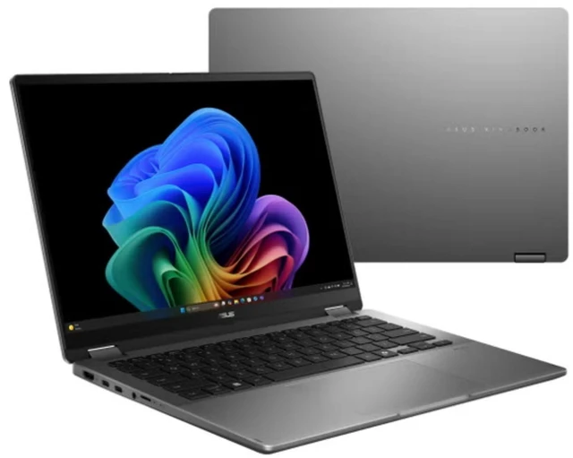 Alt view image 5 of 6 - ASUS Vivobook Flip 14" WUXGA OLED Touch Intel Core Ultra 7 256V 2.2 GHz up to 4.8 GHz 16GB RAM 1TB SSD Intel Arc Graphics Windows 11 Home Laptop, Gray - TP3407SA-IS74T