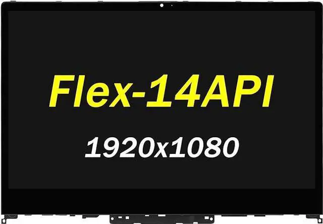 Main image of Screen Replacement for Lenovo Ideapad Flex-14 Flex-14API Flex-14IWL Flex-14IML 81SS 81SQ 81XG 81SQ0009US Series 5D10S39564 NV140FHM-N4X FHD LCD LED Screen Panel(Only for Touch Screen)