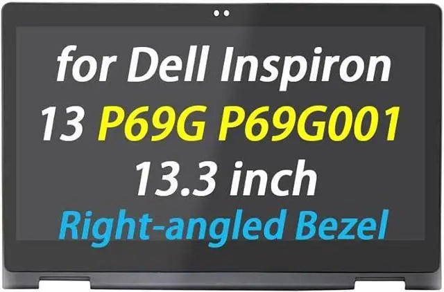 Main image of Replacement for Dell Inspiron 13 5368 i5368 LCD Screen 5378 i5378 LCD Digitizer 5379 i5379 LCD Display P69G P69G001 (40 Pins Connector) 1920X1080 LCD Touch Screen Assembly Bezel