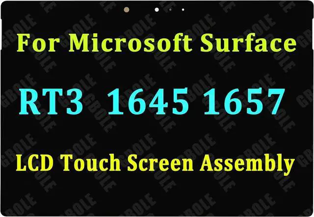 Main image of Screen Replacement for Microsoft Surface 3 1645 1657 RT3 LCD Touch Screen Display Digitizer Assembly 1920x1280 FHD