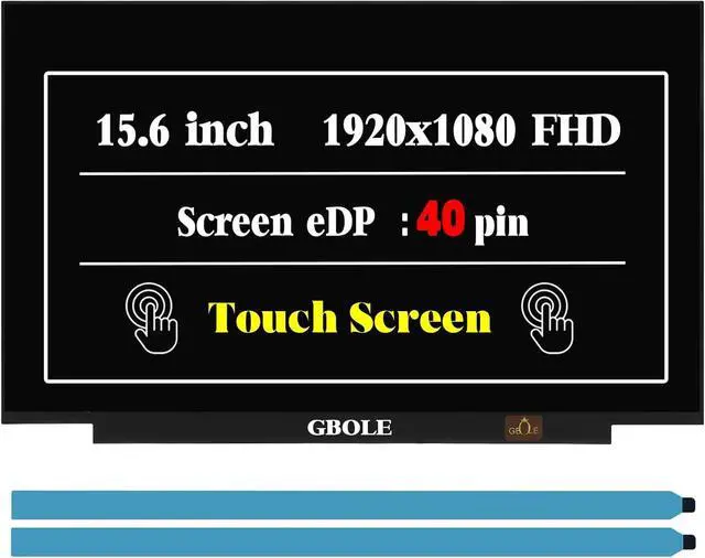 Main image of Screen Replacement for HP 15-dy 15t-dy100 15t-dy200 15-DY2073 15t-dy500 15-DY2073DX Laptop LCD Screen Display Digitizer Replacement Panel 40pin Touch Screen