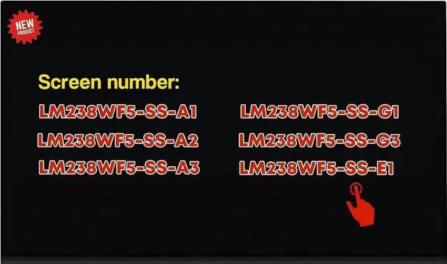 Main image of LCD LM238WF5-SSA2 LM238WF5-(SS)(A2) LCD Touch Screen Assembly for Lenovo IdeaCentre 520-24AST 01AG986 Replacement SBB0P93372 SD10Q15947 SD10T33489