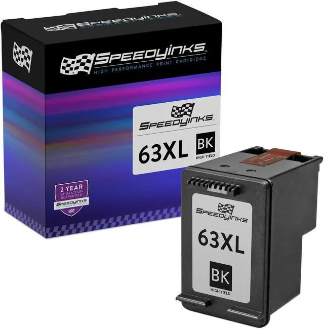 Alt view image 6 of 9 - SPEEDYINKS Remanufactured Ink Cartridge Replacement for HP 63XL F6U64AN High Yield (Black) Compatible with HP DeskJet 2130 All-in-One HP Deskjet 3630 All-in-One