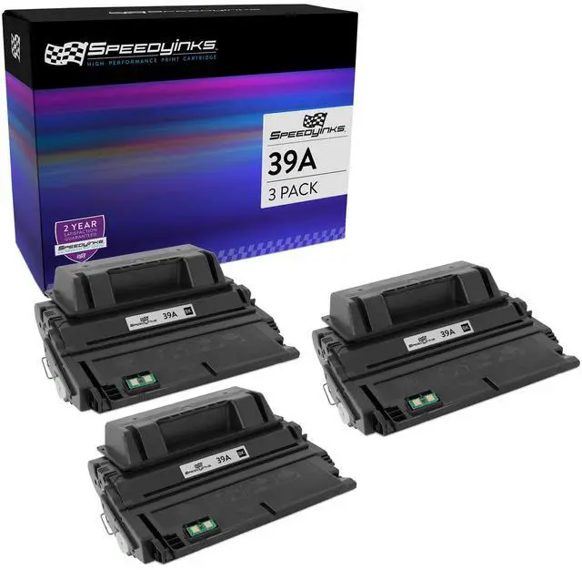 Main image of Speedy Inks Compatible Toner Cartridge Replacement for HP 39A Q1339A (Black, 3-Pack)