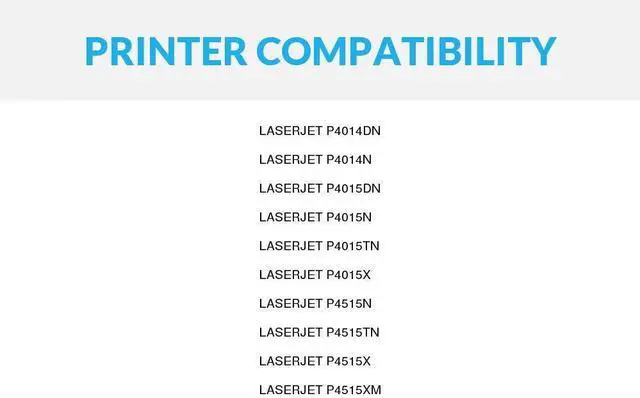Alt view image 6 of 6 - SPEEDYINKS Compatible Replacement for HP 64A Toner Cartridge CC364A Standard Yield (Black, 10-Pack) LaserJet P4014dn, P4014n, P4015dn, P4015n, P4015tn, P4015x, P4515n, P4515tn, P4515x, P4515xm