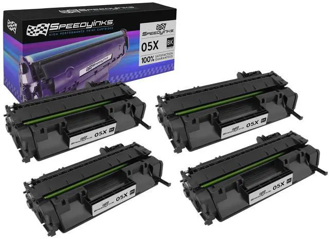 Main image of SPEEDYINKS Compatible Toner Cartridge Replacement for HP 05X / CE505X / HP05X for HP Laserjet P2055DN, P2035, P2035n, P2055X, P2055d, 2055DN (Black, 4-Pack)
