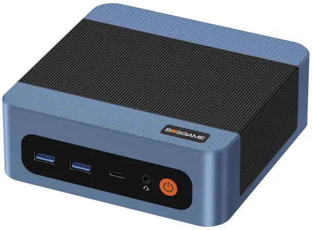 Main image of BOSGAME E5 Home and Office Desktop Computer, AMD Ryzen 3 5300U Processor (4C/8T, Up to 3.8GHz), 8GB DDR4 2666MHz 256GB SATA SSD, Dual 2.5G LAN, Triple 4K Display, Wi-Fi 5 & BT 5.0,mini PC